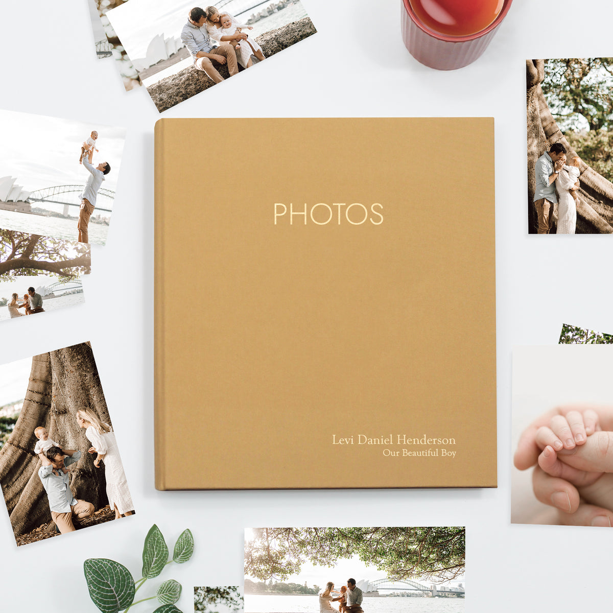 Large Photo Binder For 4x6 Photos | Buttercup Yellow Cotton