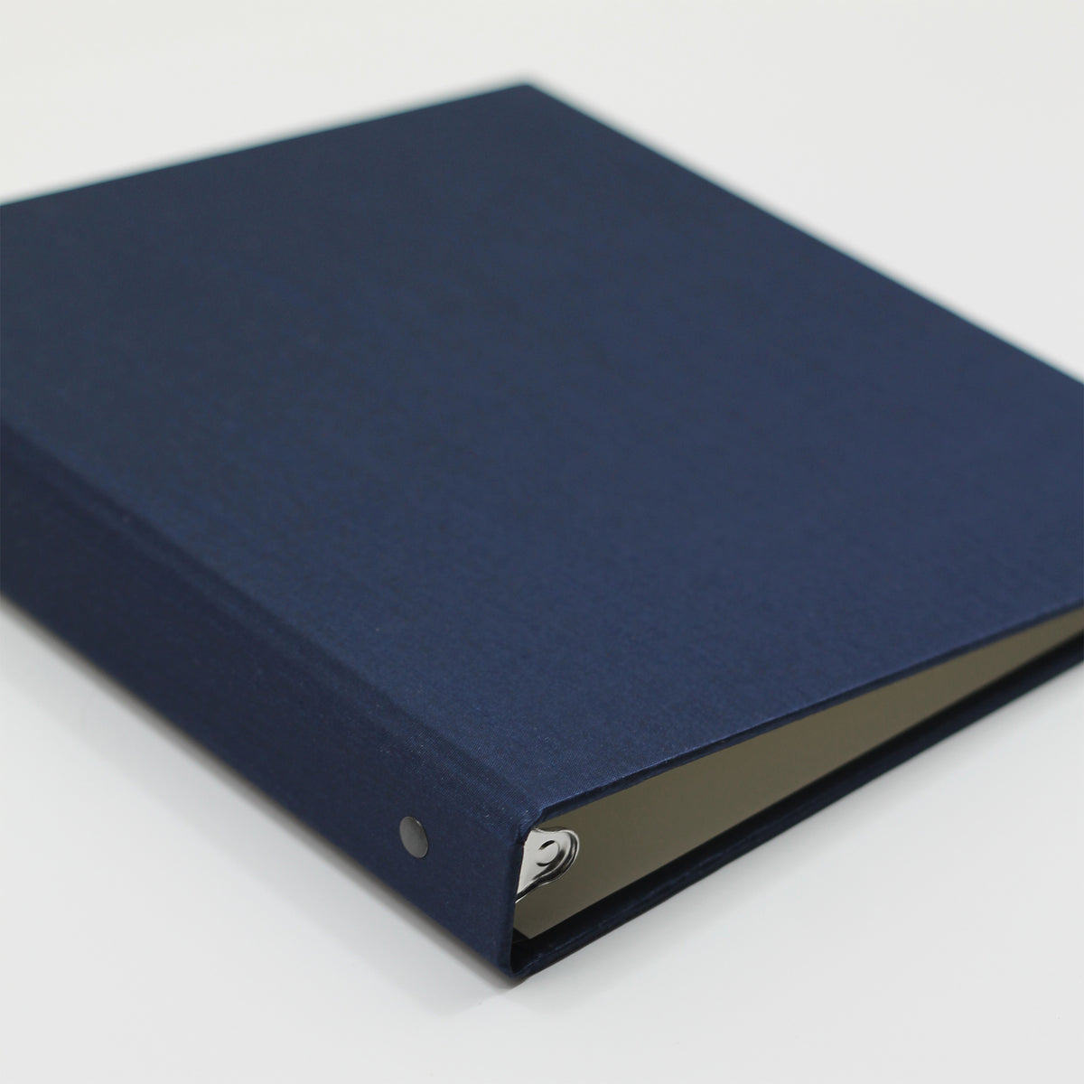 Large Photo Binder for 5x7 photos | Cover: Navy Blue Cotton | Available Personalized