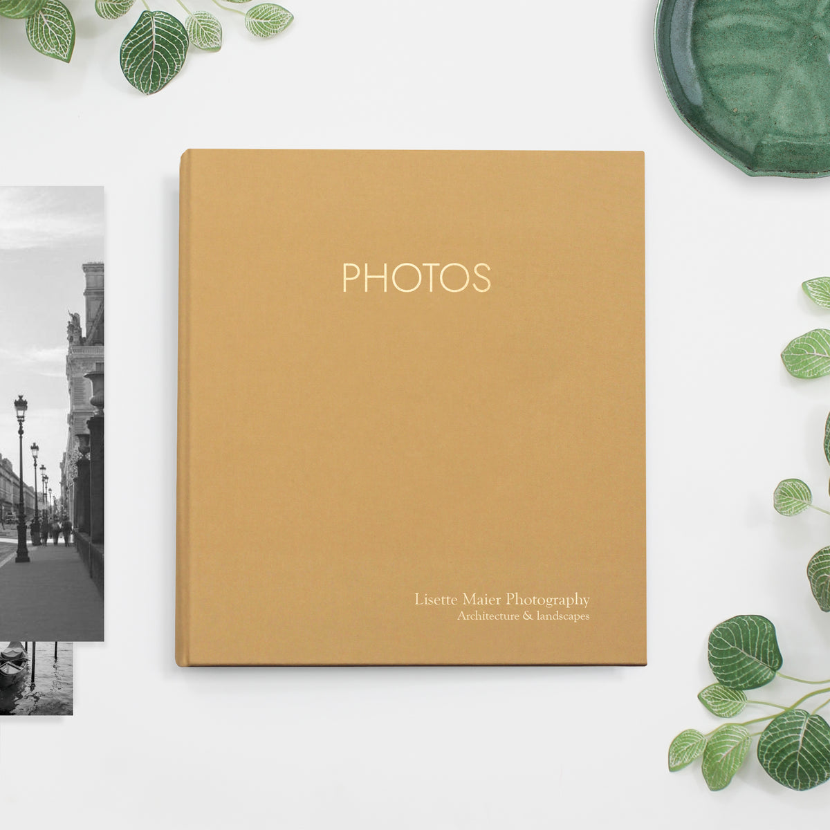 Large Photo Binder For 8x10 Photos | Buttercup Yellow Cotton