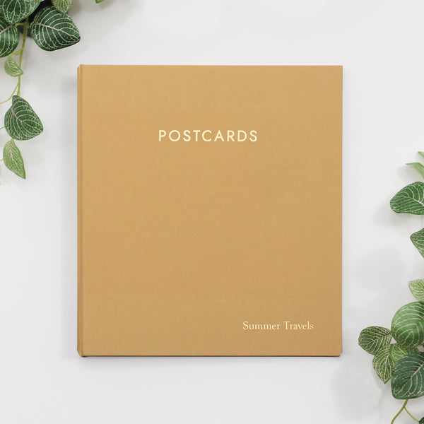 Large Postcard Album | Personalized Postcard Storage Binder | Rag ...