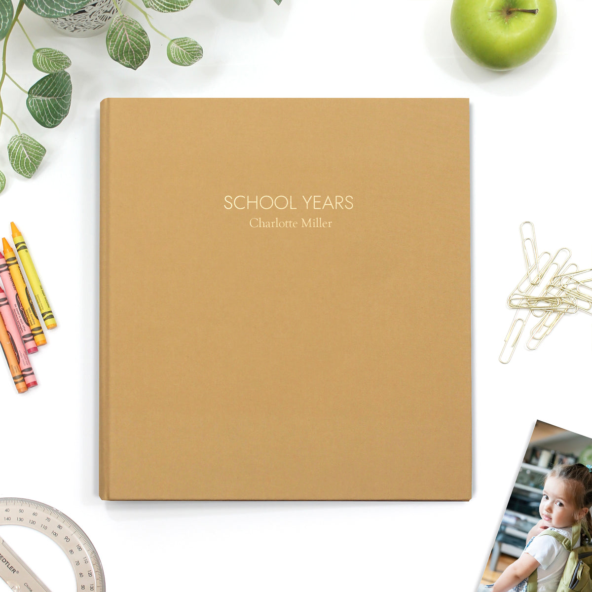 The School Years Binder | Buttercup Yellow Cotton