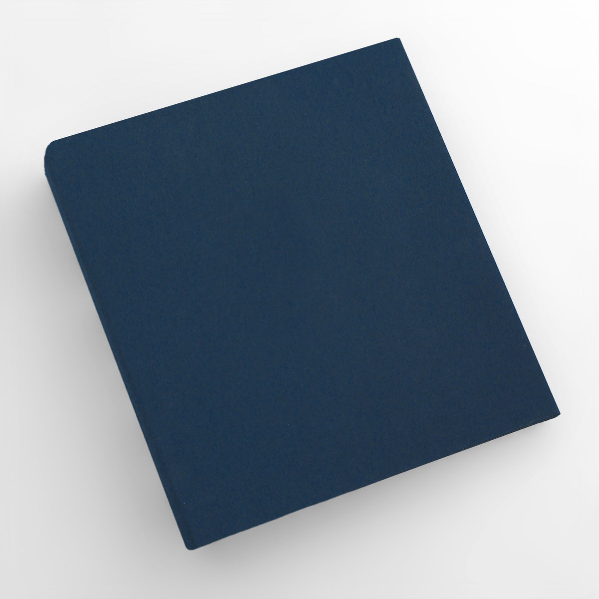 Storage Binder for Photos or Documents with Navy Blue Cotton Cover
