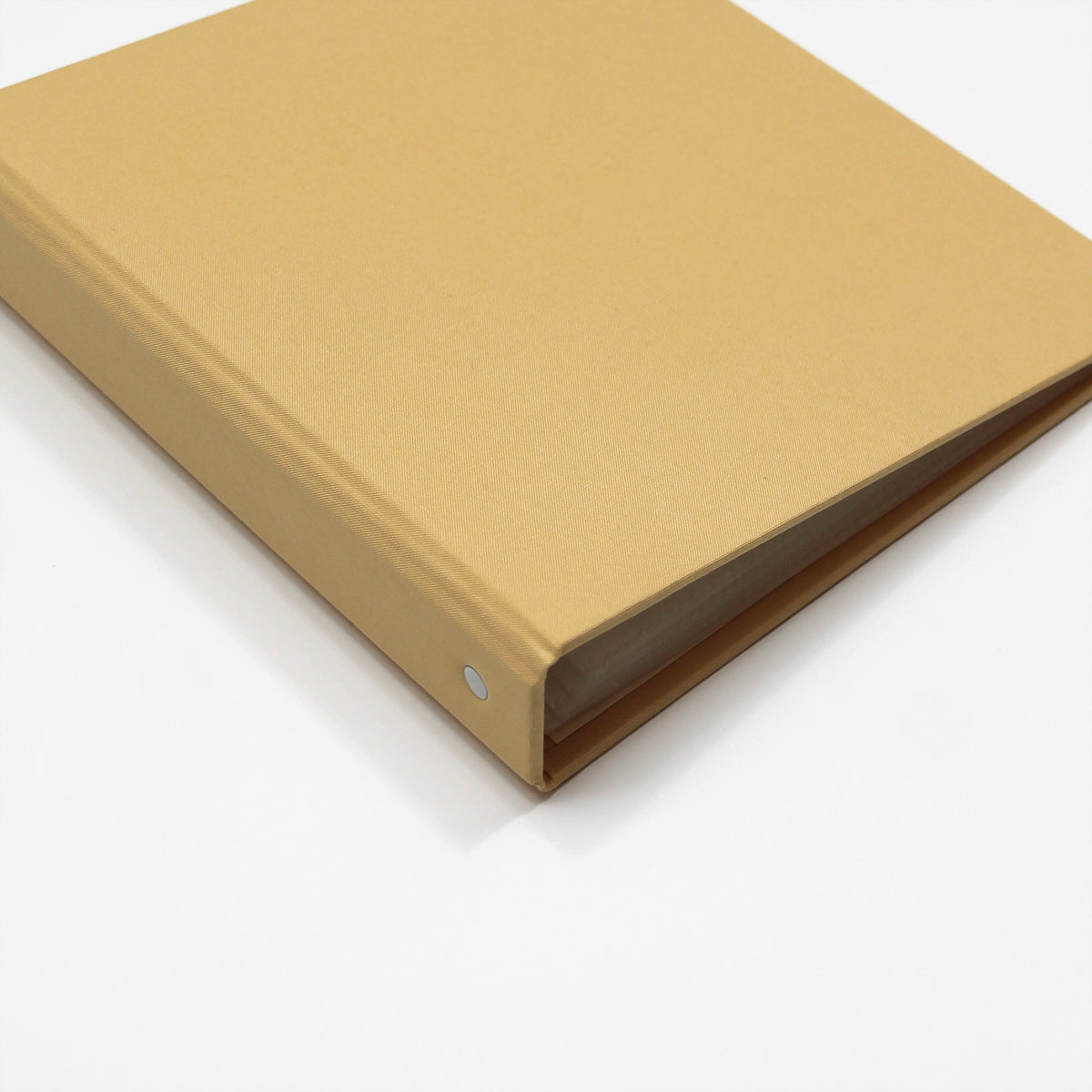 Medium Photo Binder For 4x6 Photos | Cover: Buttercup Yellow Cotton | Available Personalized