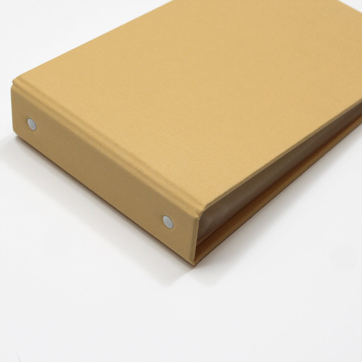 Small Photo Binder | for 5x7 Photos | with Buttercup Yellow Cotton Cover