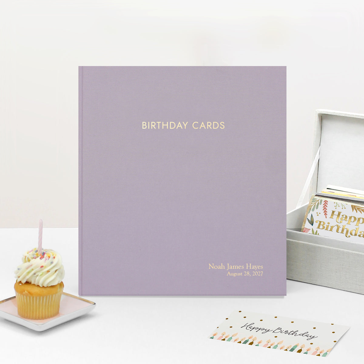 The Birthday Card Binder | Lavender Cotton