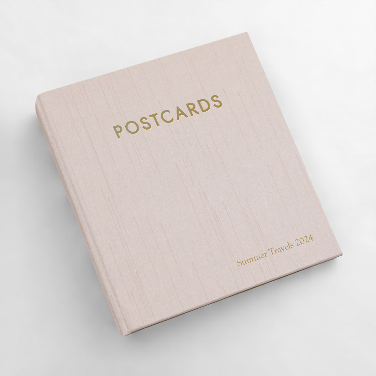 Medium Postcard Album | Cover: Blush Pink Silk | Available Personalized