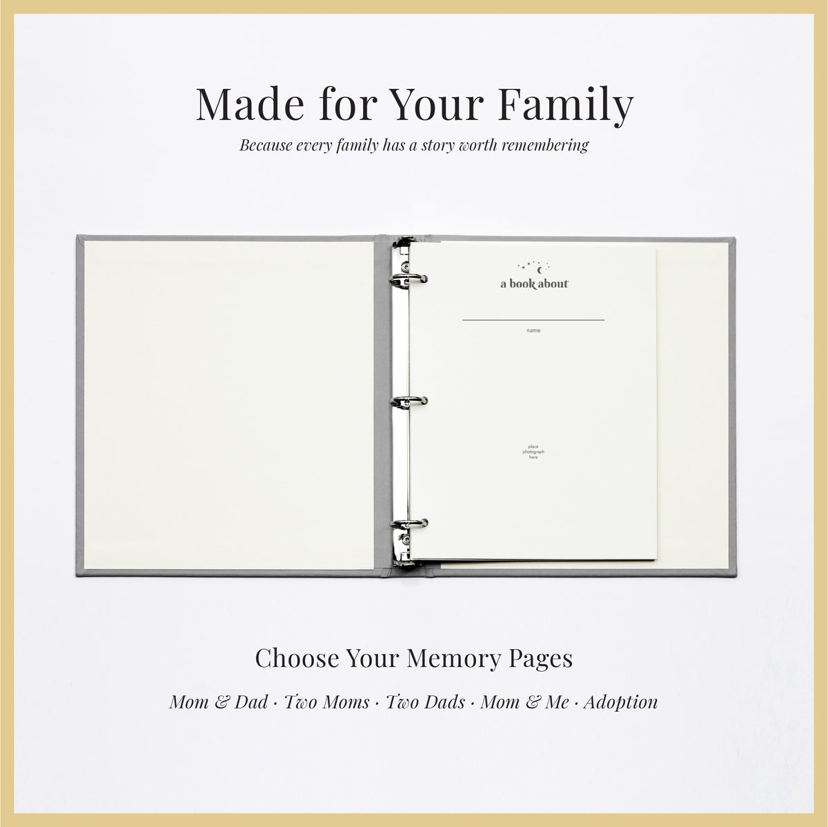 The Baby Memory Binder | Jade Green Cotton