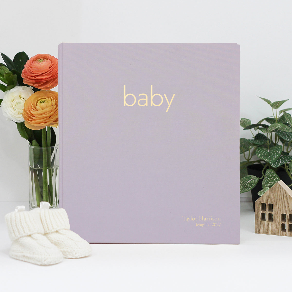 The Baby Memory Binder | Lavender Cotton