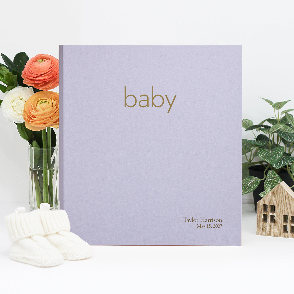 The Baby Memory Binder | Lavender Cotton