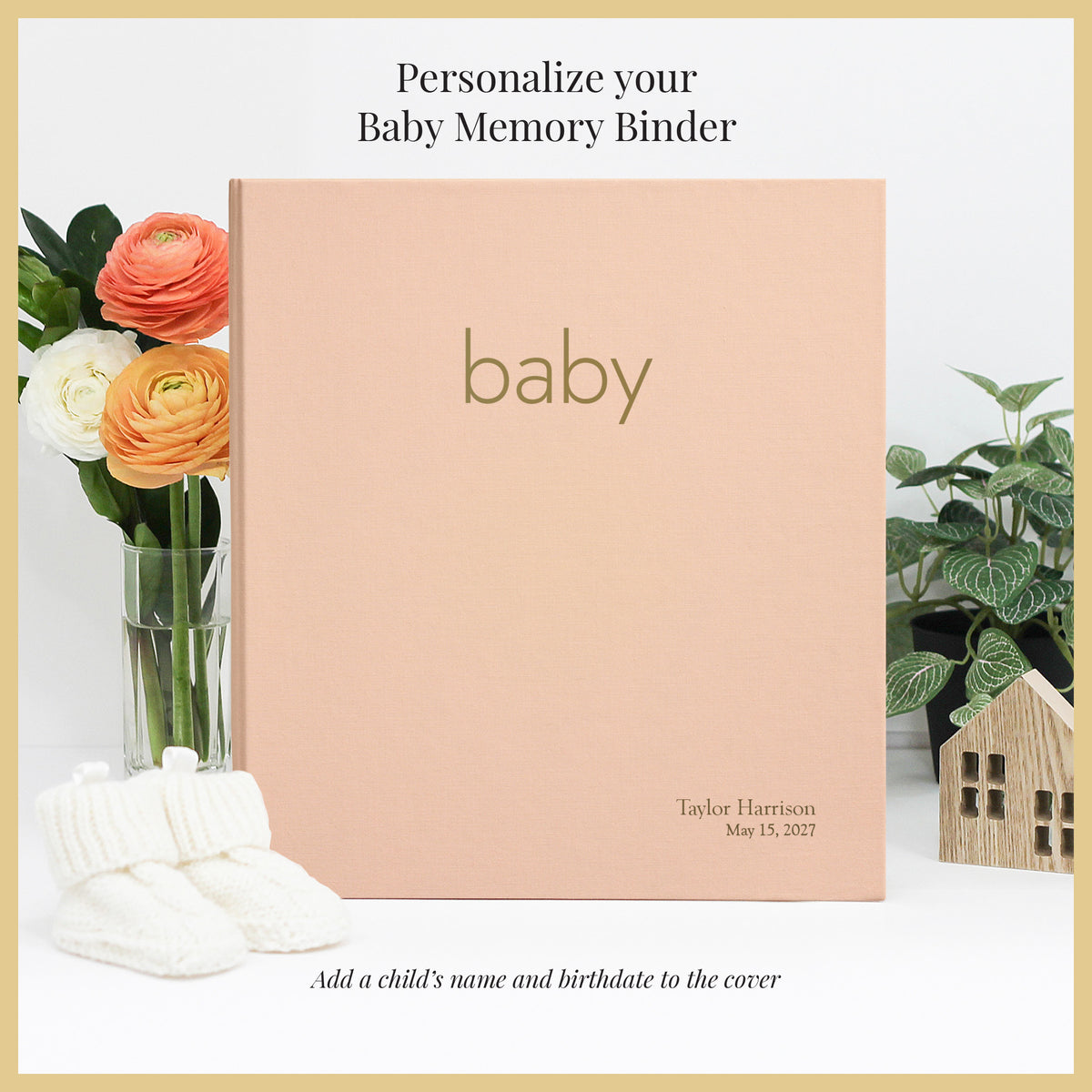 The Baby Memory Binder | Peachy Pink Cotton