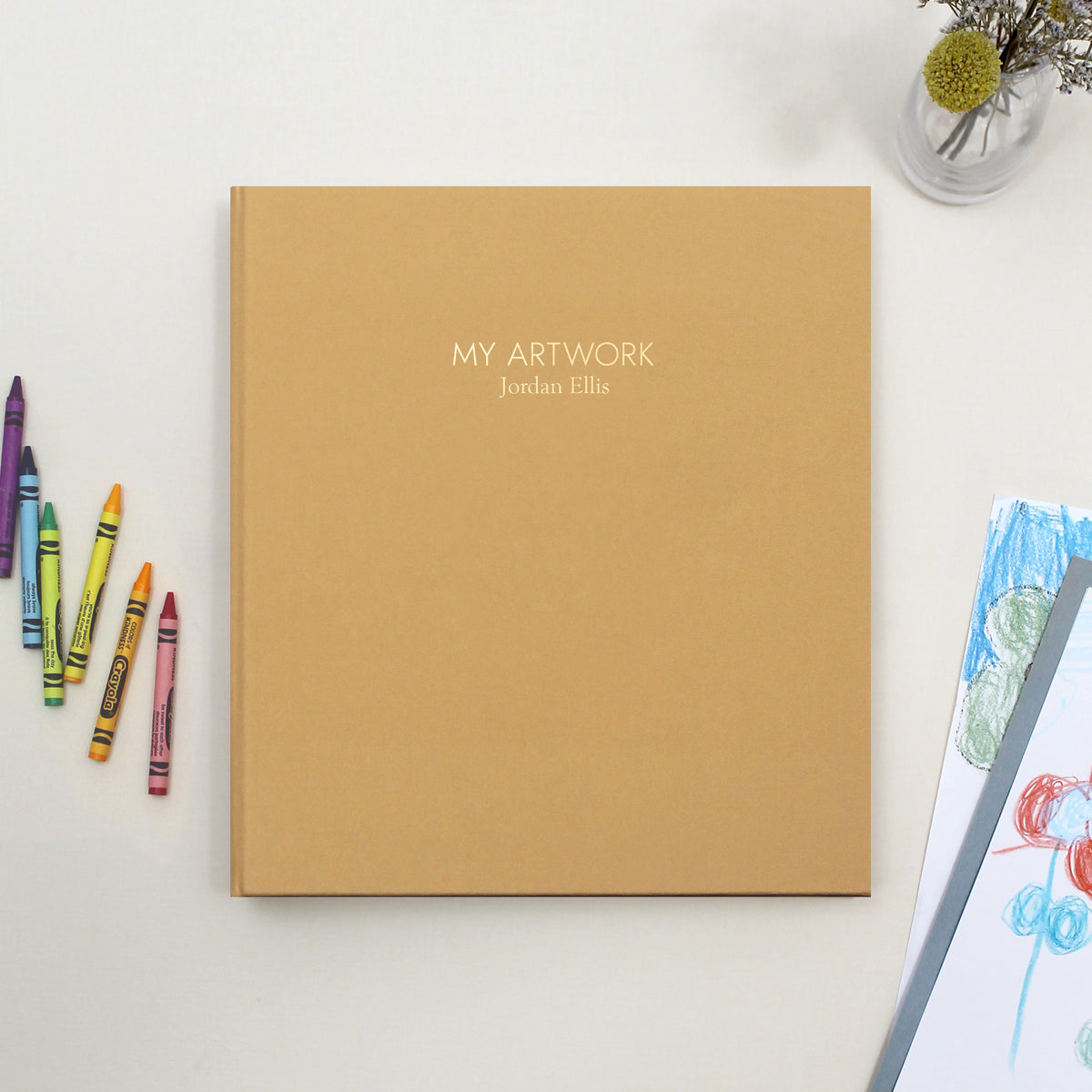My Artwork Binder | Buttercup Yellow Cotton