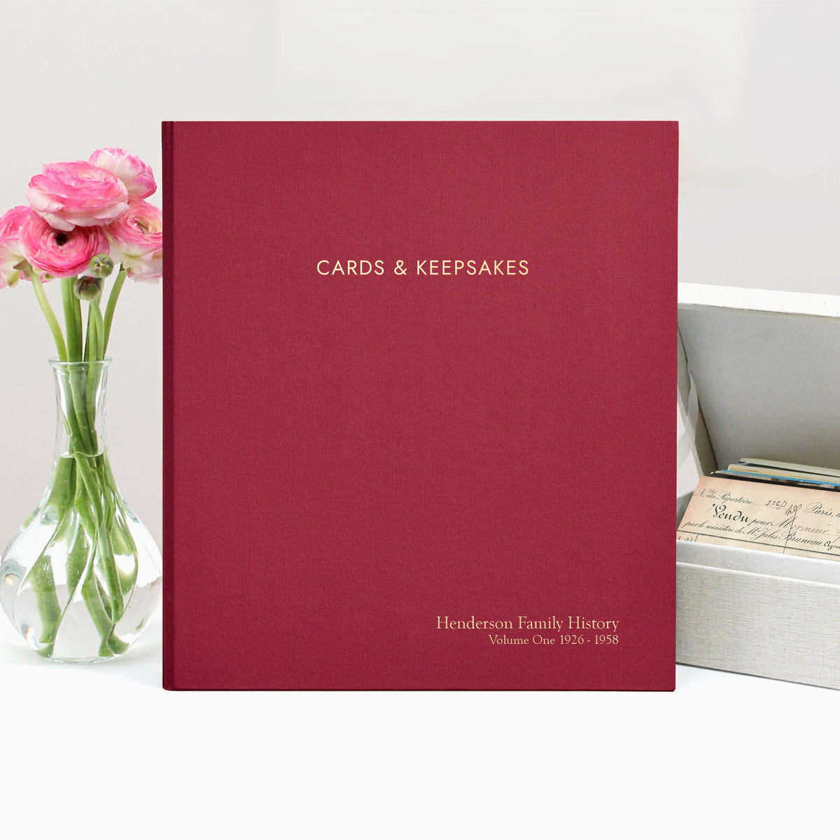 The Cards & Keepsakes Binder | Cranberry Cotton