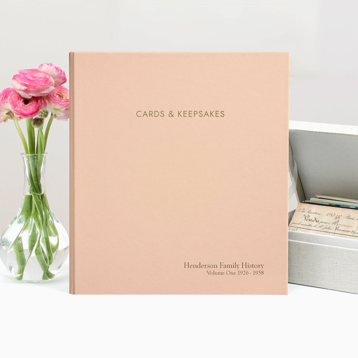 The Cards & Keepsakes Binder | Peachy Pink Cotton