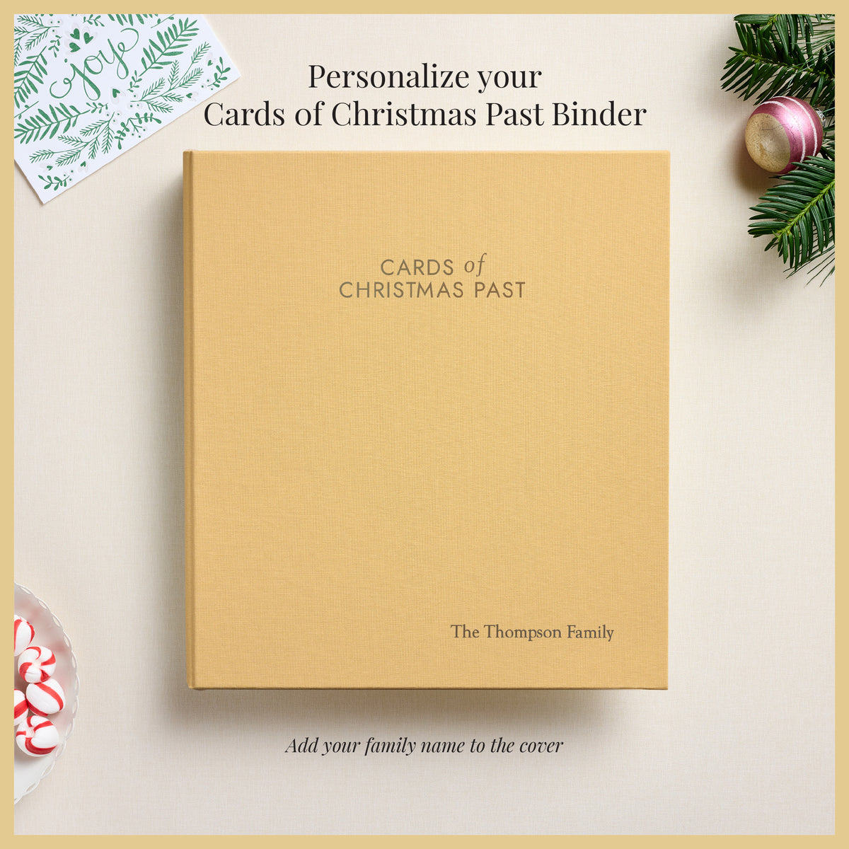 The Cards of Christmas Past Album | Buttercup Yellow Cotton