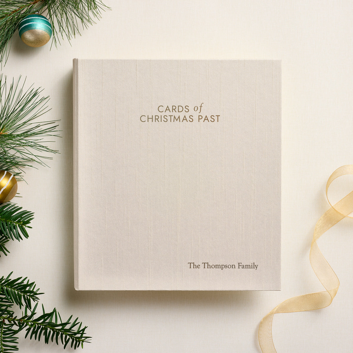 The Cards of Christmas Past Album | Ivory Silk