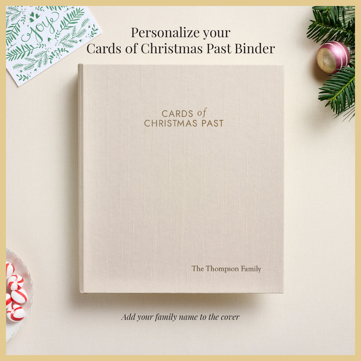 The Cards of Christmas Past Album | Ivory Silk