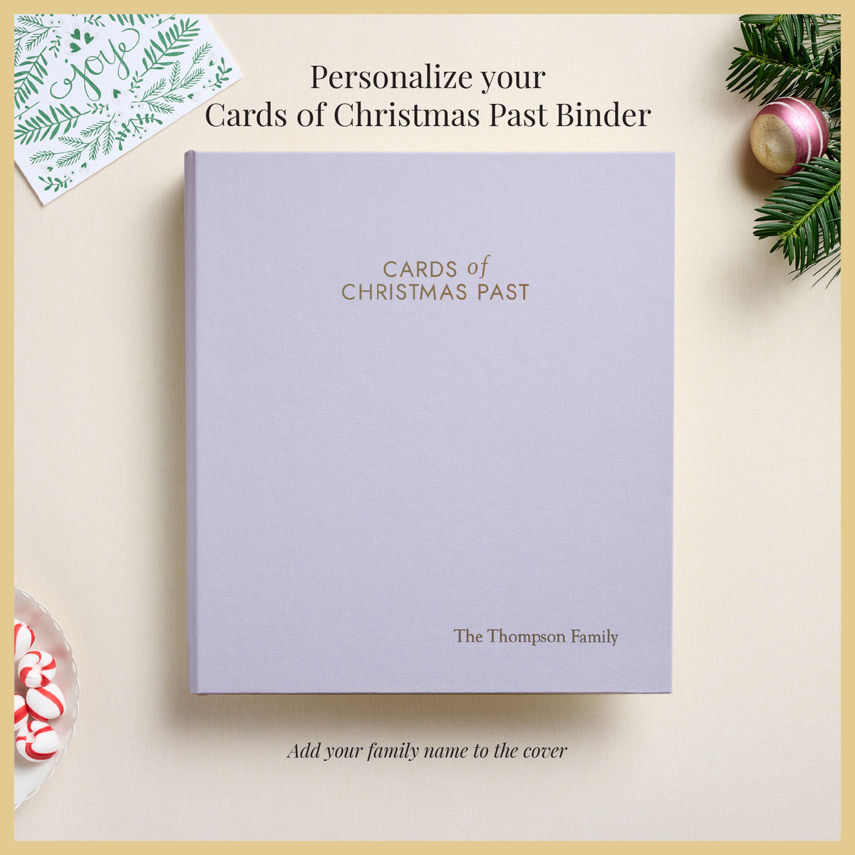 The Cards of Christmas Past Album | Lavender Cotton