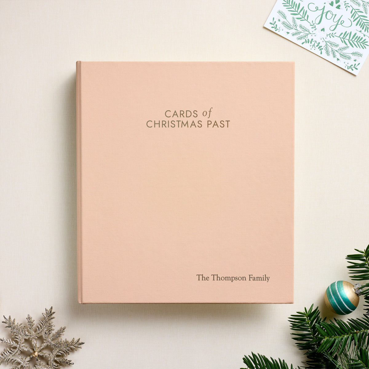 The Cards of Christmas Past Album | Peachy Pink Cotton