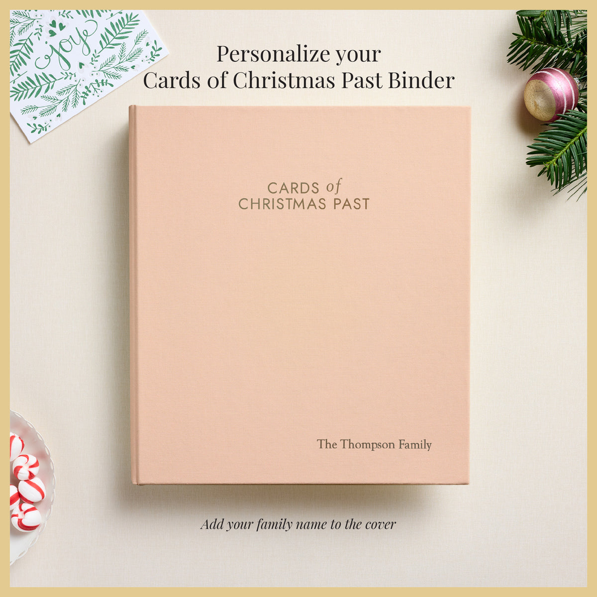 The Cards of Christmas Past Album | Peachy Pink Cotton