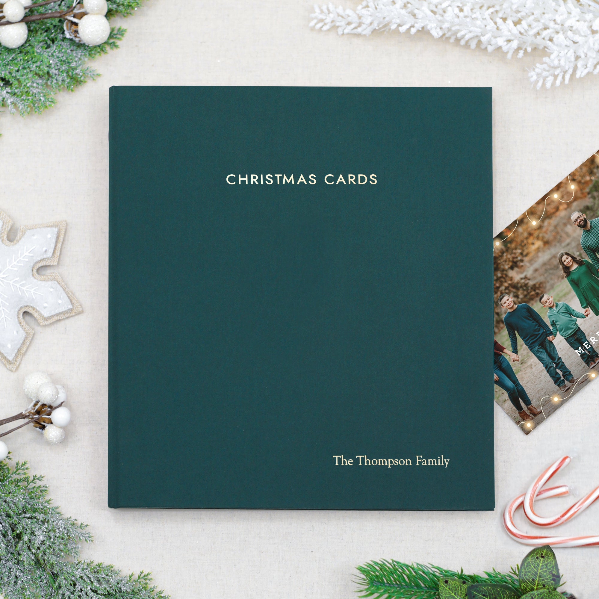 Christmas Card Album | Holiday Card Keepsake Binder