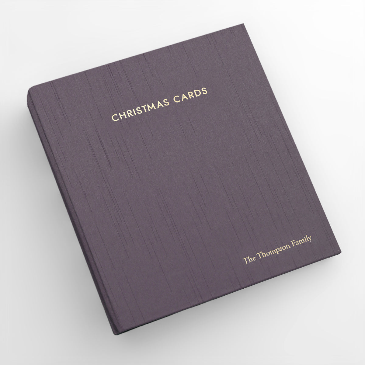 Christmas Card Album | Cover: Amethyst Silk | Available Personalized