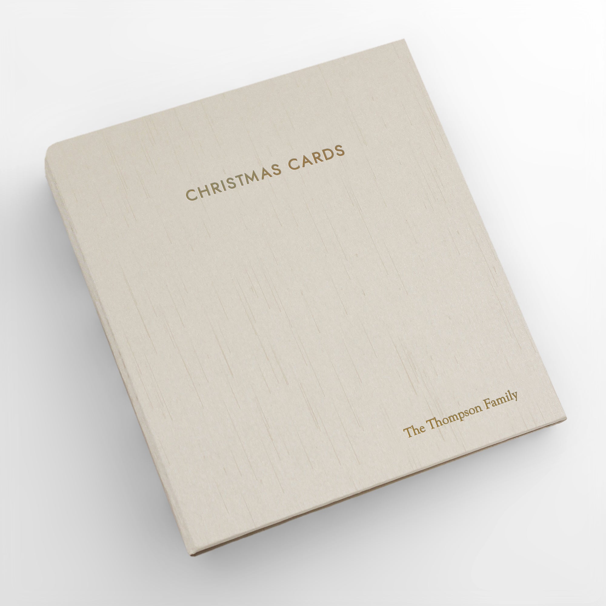 Christmas Card Album, Cover: Champagne Silk
