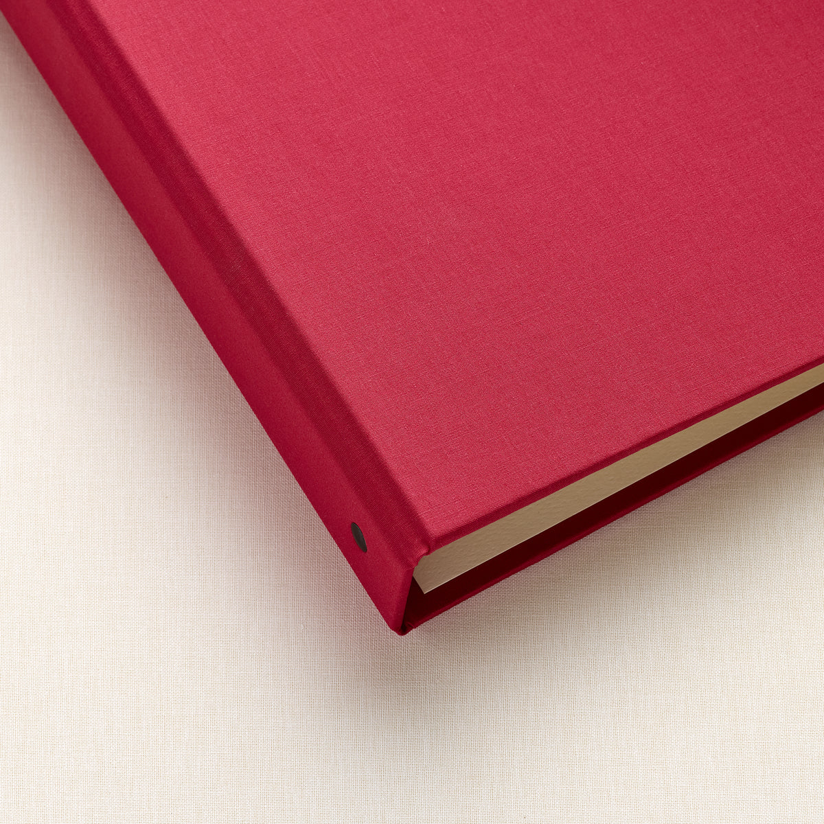 The Christmas Card Album | Cranberry Red Cotton