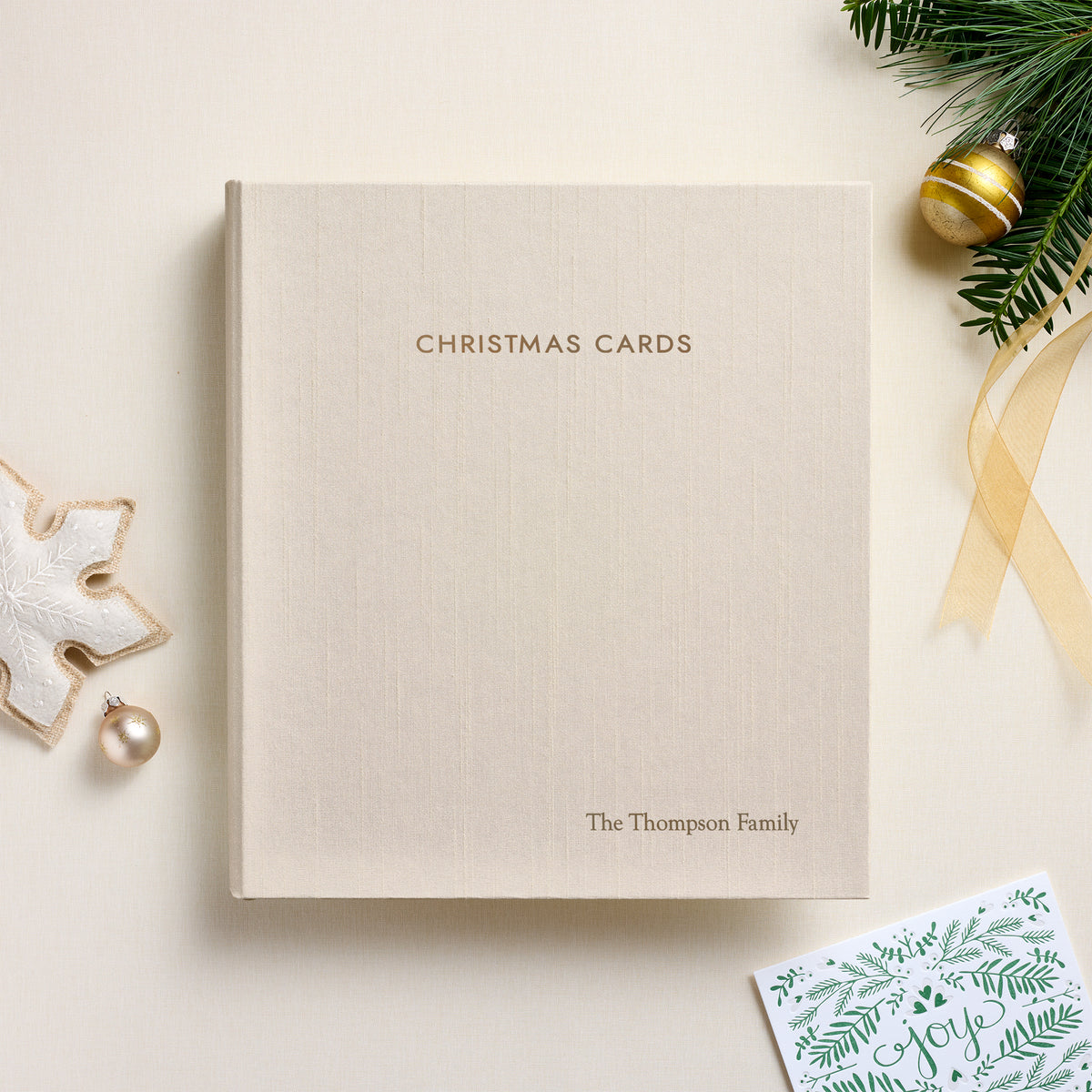 The Christmas Card Album | Ivory Silk