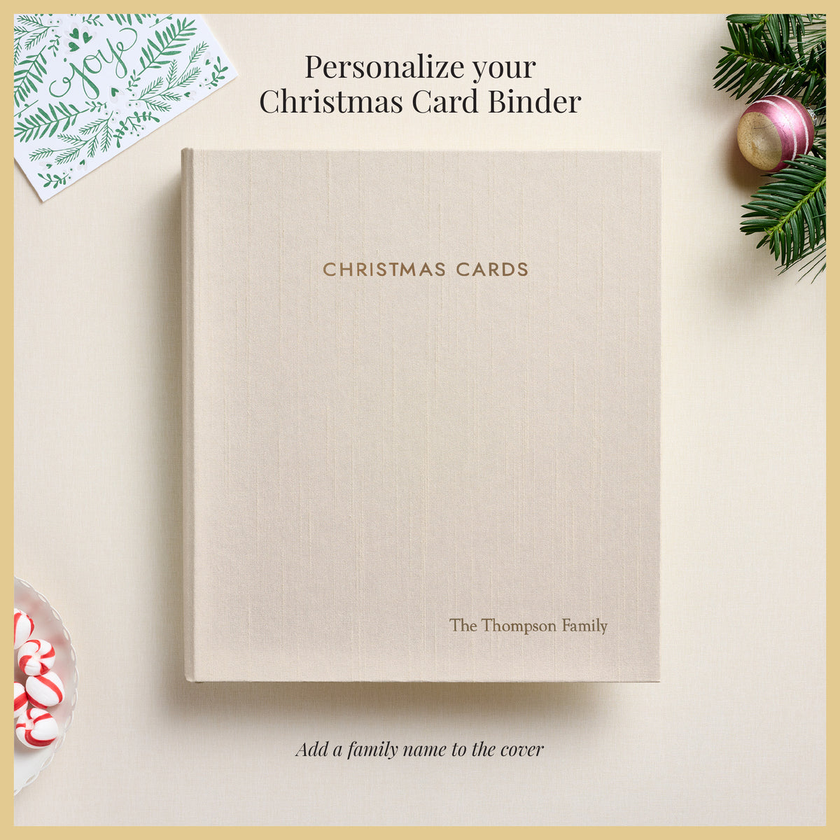 The Christmas Card Album | Ivory Silk