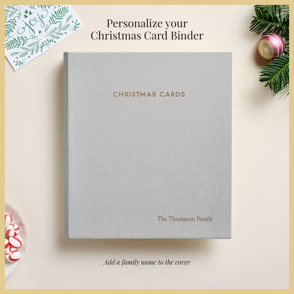 The Christmas Card Album | Silver Silk