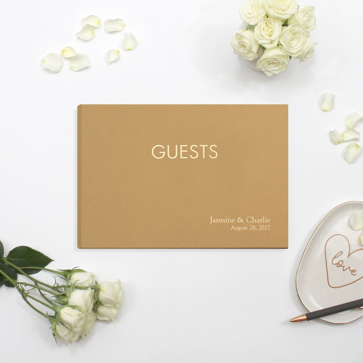 The Classic Guestbook | Buttercup Yellow Cotton