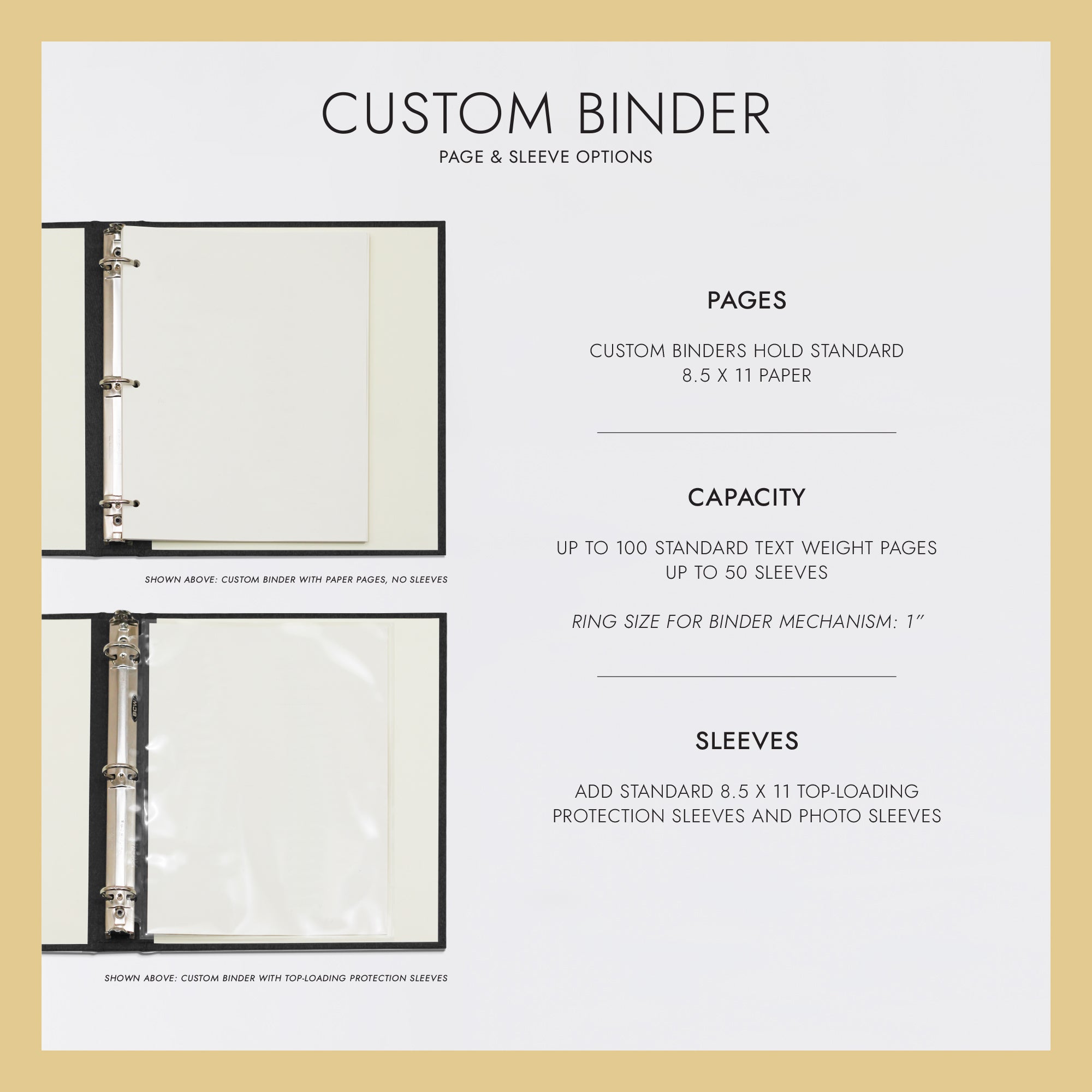 Kitting Binder Examples Custom Binder | Personalized Archival Storage Binder | Rag & Bone Bindery