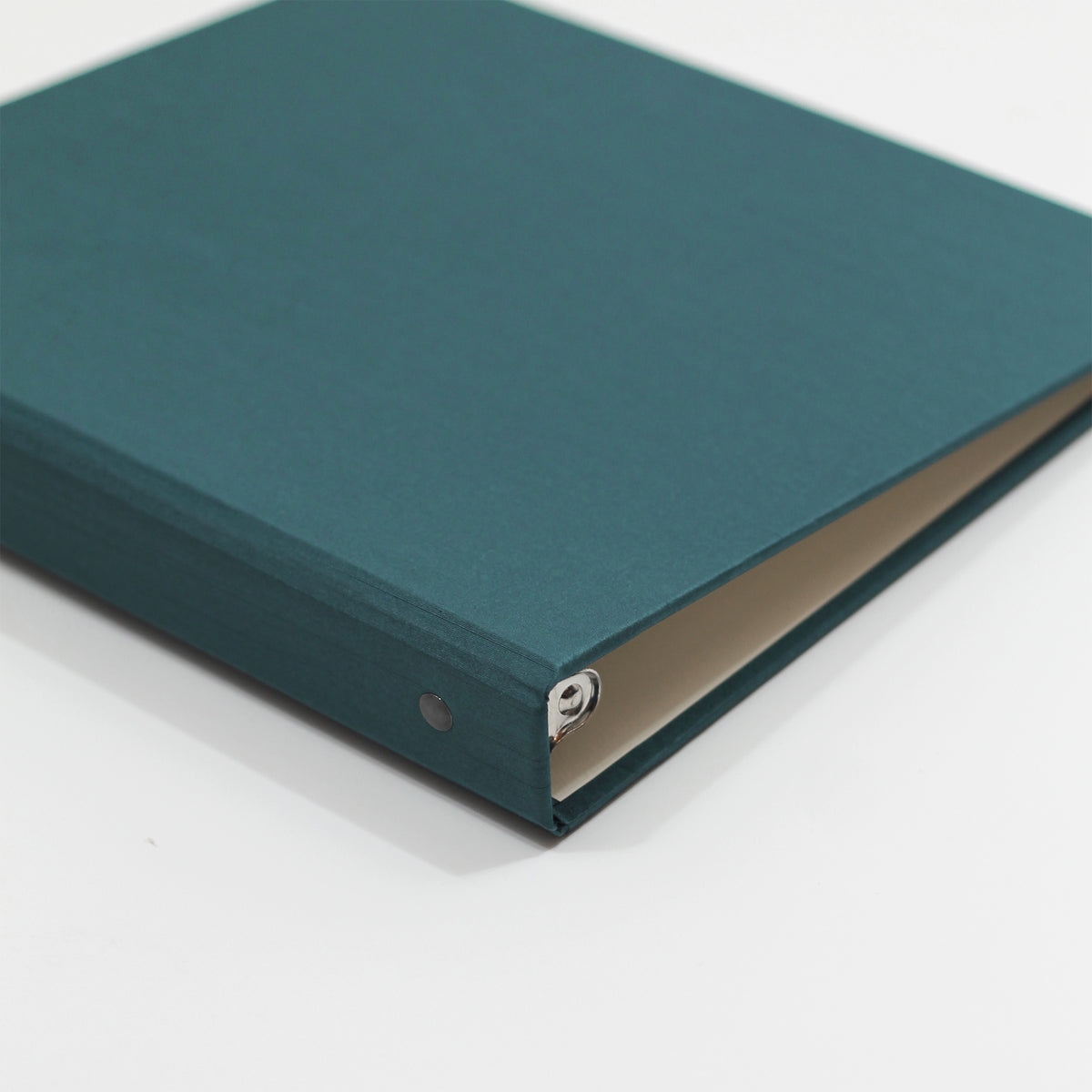 Custom Binder with Teal Silk Cover
