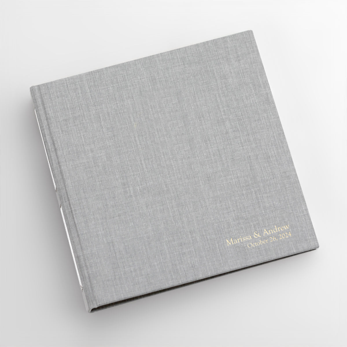 Event Guestbook | Cover: Dove Gray Linen | Available Personalized