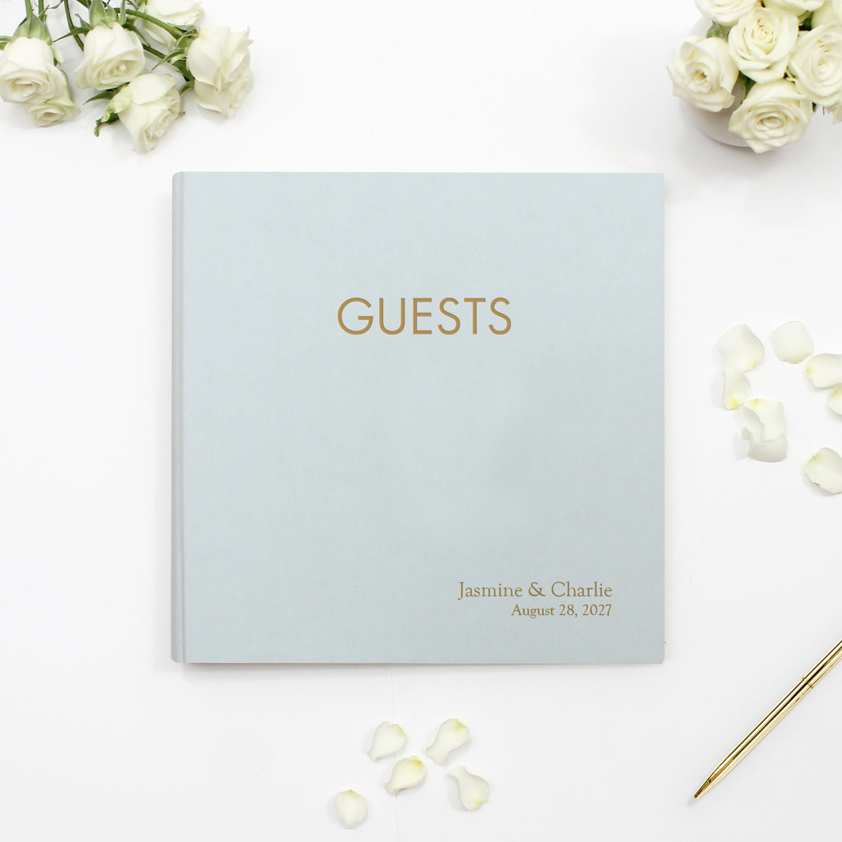 The Event Guestbook | Light Blue Cotton