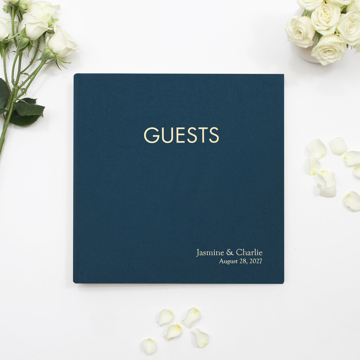 The Event Guestbook | Navy Blue Cotton