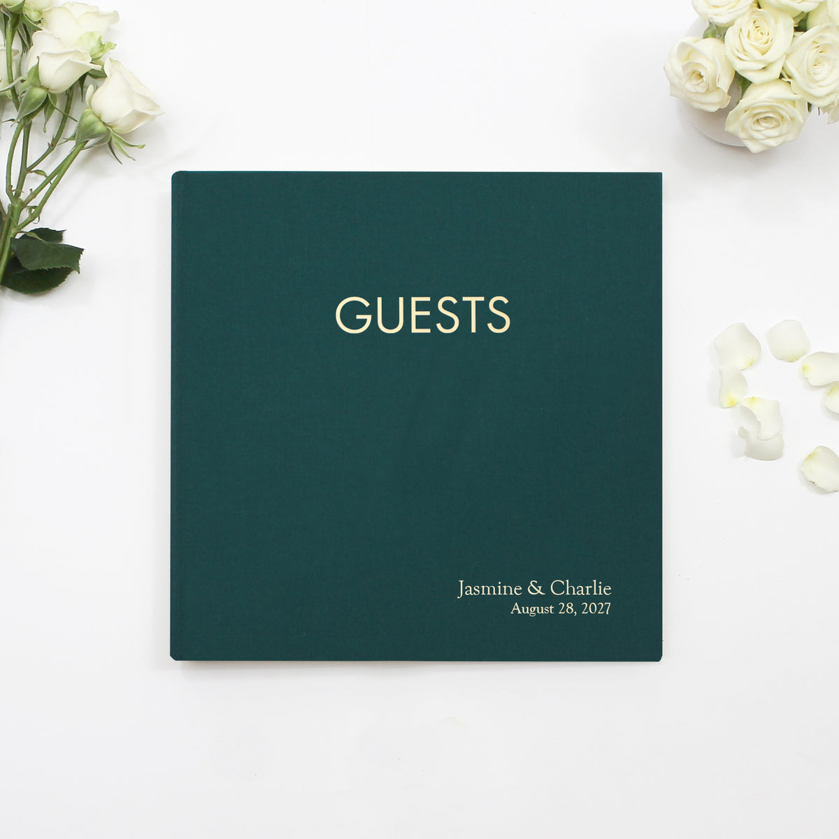 The Event Guestbook | Teal Blue Cotton