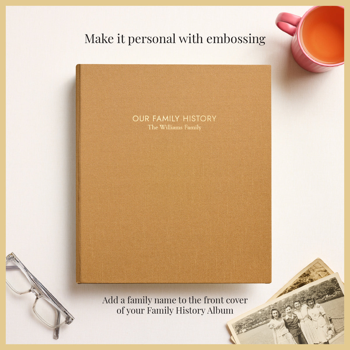 The Family History Album | Gold Silk