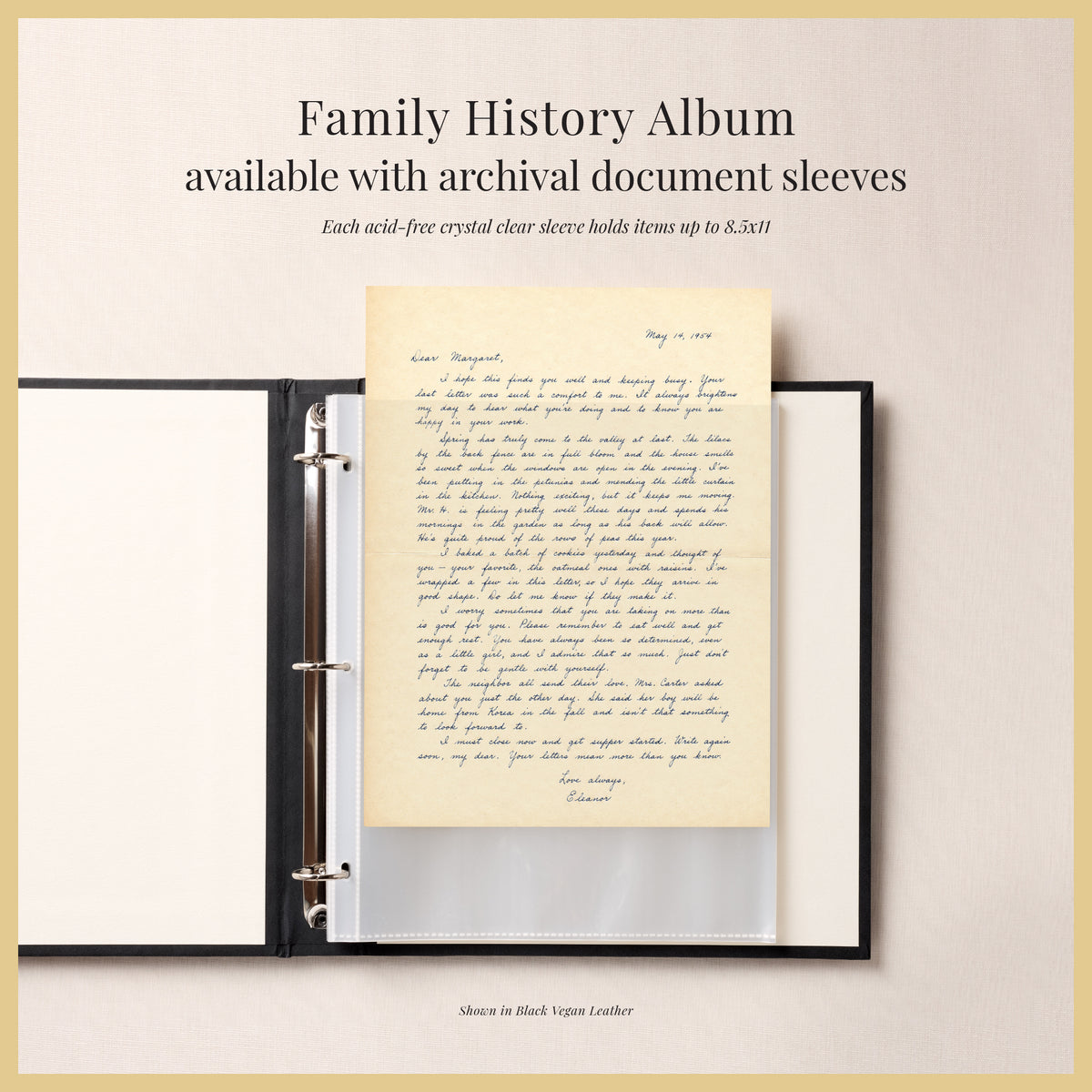 The Family History Album | Moss Vegan Leather