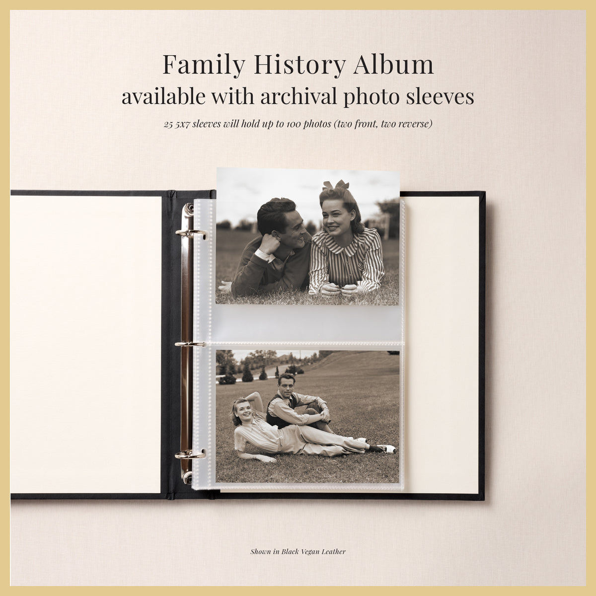 The Family History Album | Moss Vegan Leather