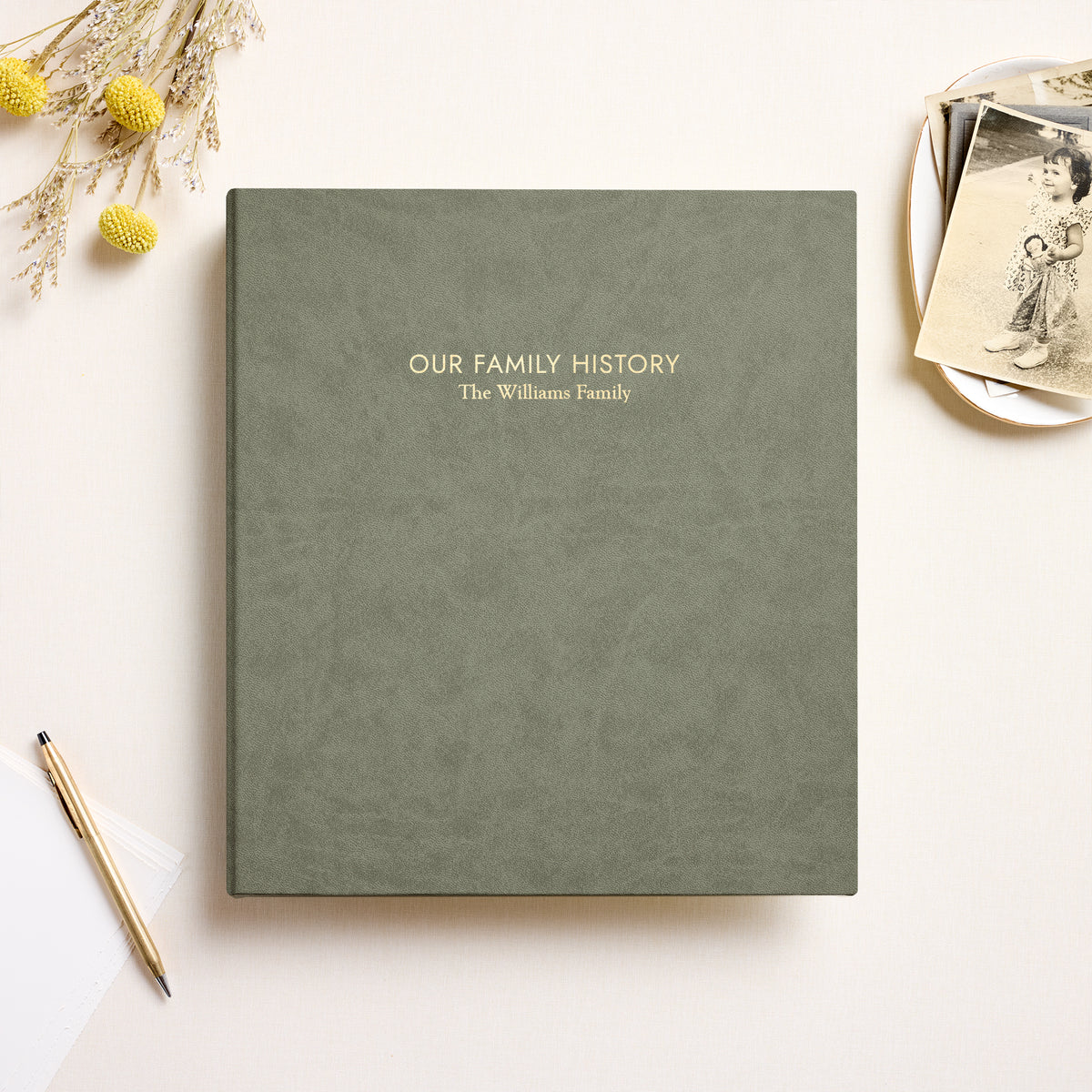 The Family History Album | Moss Vegan Leather