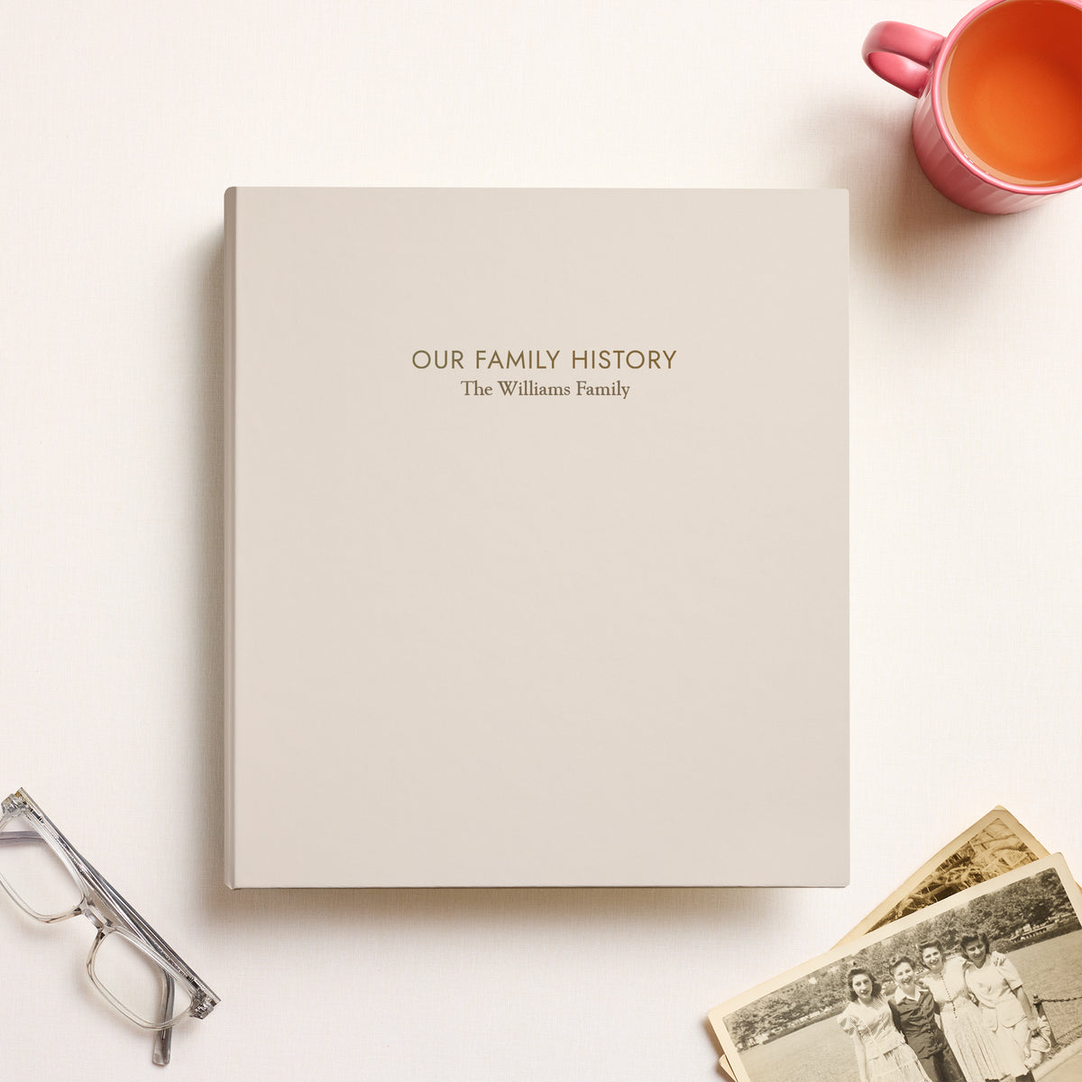 The Family History Album | Pearl Vegan Leather