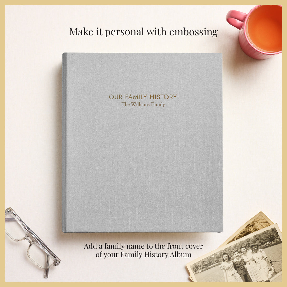 The Family History Album | Silver Silk