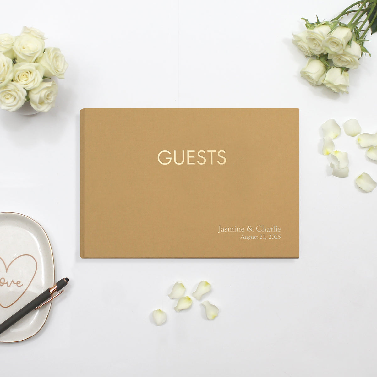 The Classic Guestbook | Buttercup Yellow Cotton