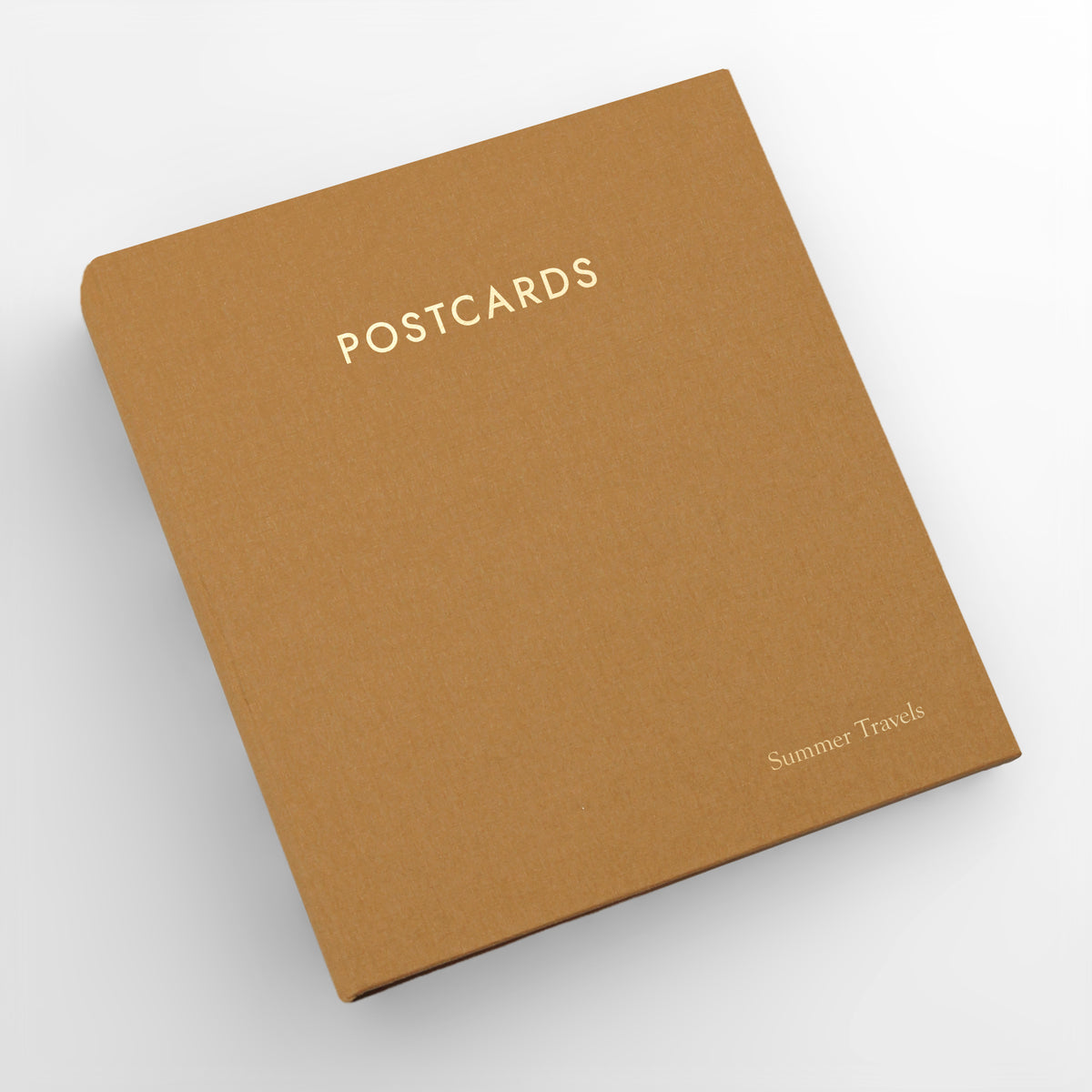 The Medium Postcard Album | Antique Gold Silk