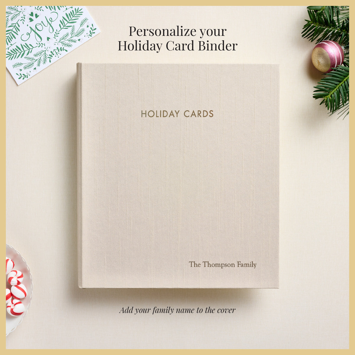 The Holiday Card Album | Ivory Silk