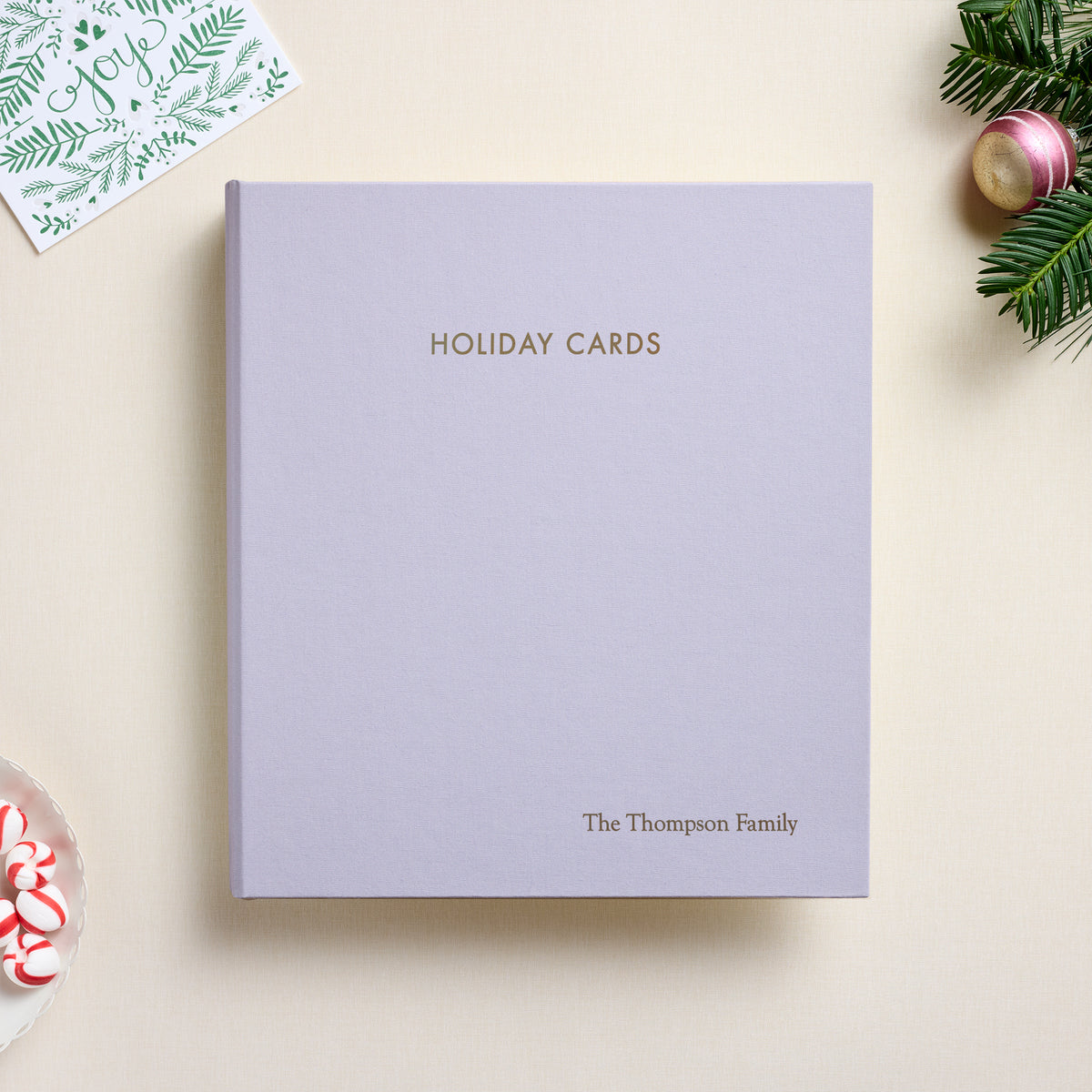 The Holiday Card Album | Lavender Cotton