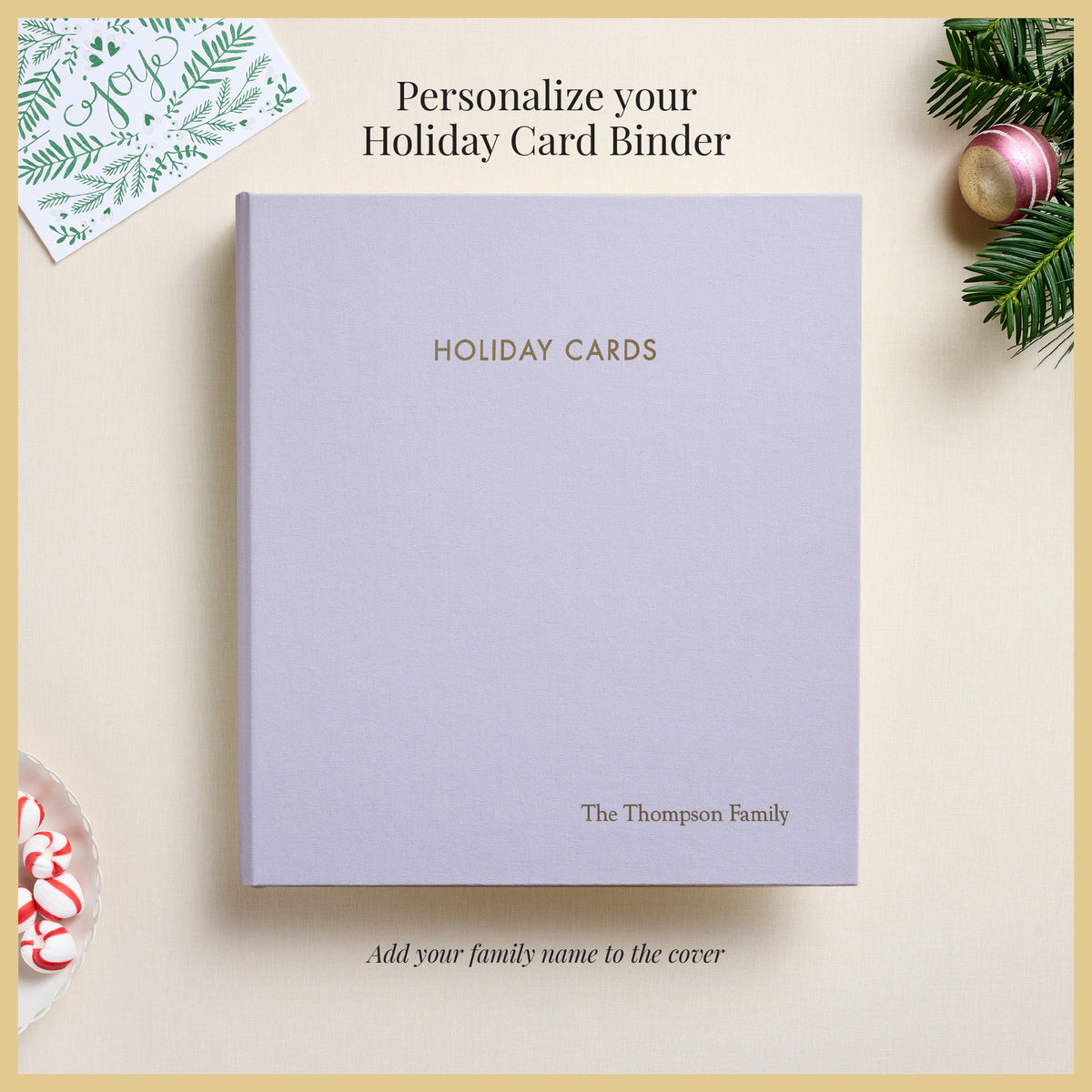 The Holiday Card Album | Lavender Cotton