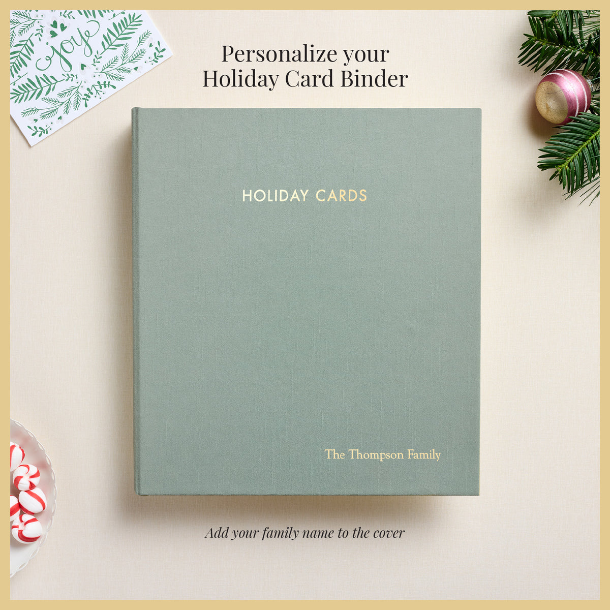 The Holiday Card Album | Robin's Egg Blue Silk