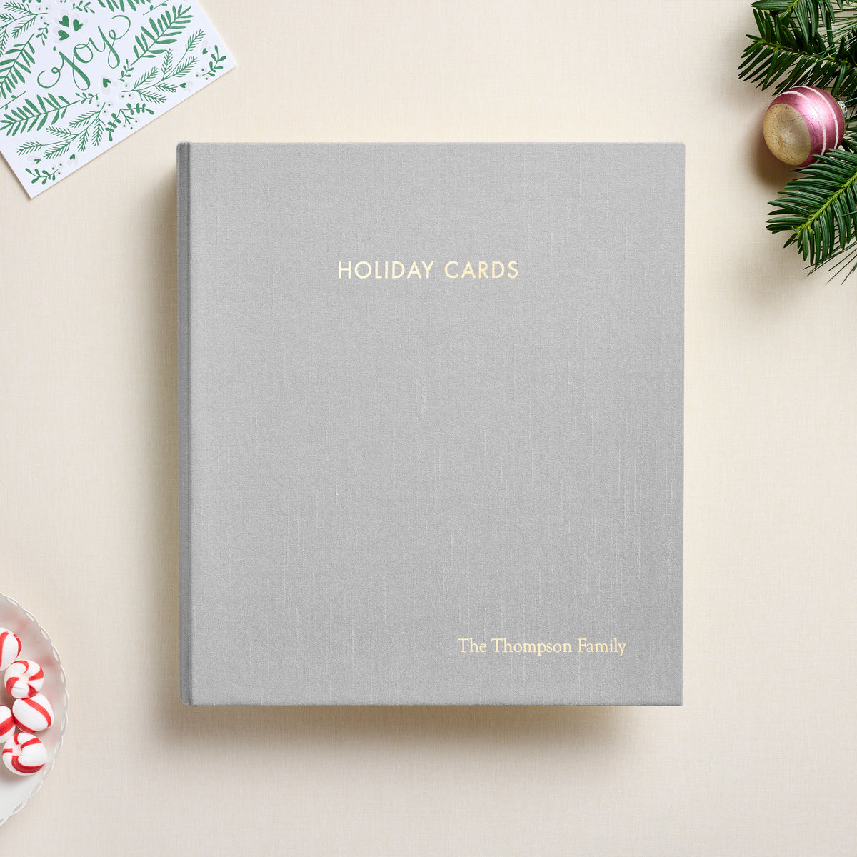 The Holiday Card Album | Silver Silk